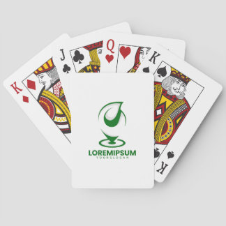Jeu De Cartes Une carte à jouer vierge avec un logo Lorem Ipsum
