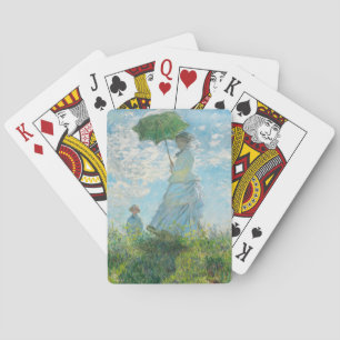 Jeu De Cartes Une femme avec un parasol Claude Monet