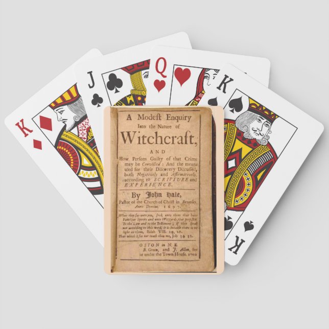 Jeu De Cartes Une modeste enquête sur la nature de l'artisanat (dos)