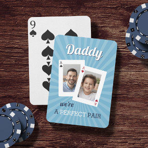 Jeu De Cartes Une paire parfaite Photo père et enfant