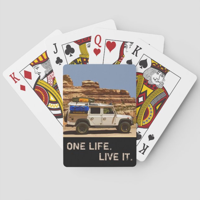 JEU DE CARTES UNE VIE. VIVE-LE. (dos)