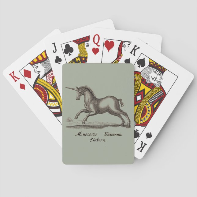 Jeu De Cartes Unicorn Classic Running Magic Woodland Créature (dos)