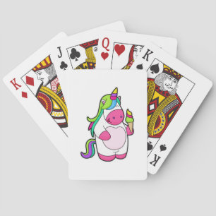 Jeu De Cartes Unicorne avec gaufre Glace