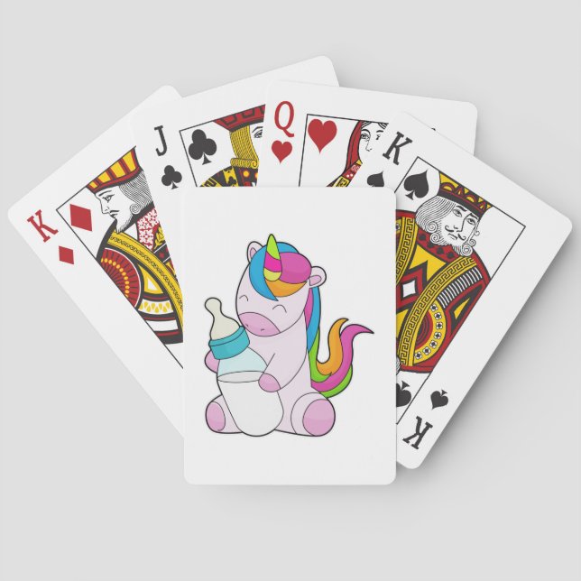 Jeu De Cartes Unicorne Bouteille de lait (dos)
