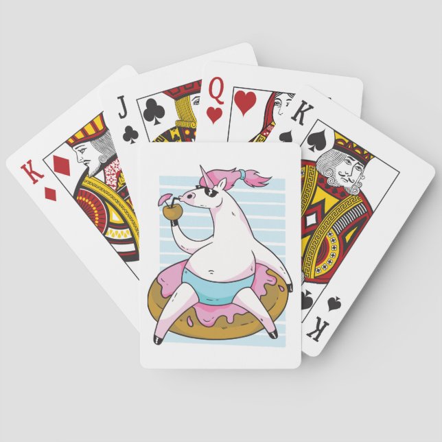 Jeu De Cartes Unicorne d'été (dos)