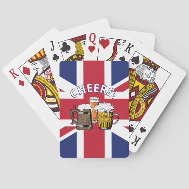Jeu De Cartes UNION JACK Great British Beer Paper (dos)
