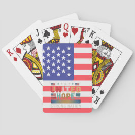 Jeu De Cartes "United Hope Strong Nation."