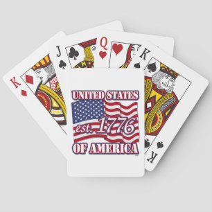Jeu De Cartes United States Of America est 1776