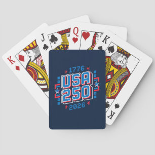 Jeu De Cartes USA 250 - 1776 à 2026 Pixel Art