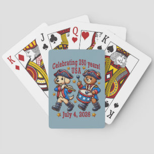 Jeu De Cartes USA 250th Anniversary Souvenir - Patriotique