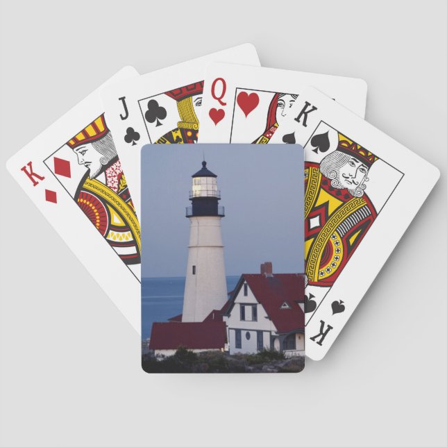 Jeu De Cartes USA, Maine, Portland, Cape Elizabeth, Lighthouse (dos)