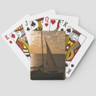 Jeu De Cartes USA, Texas, South Padre Island. Voilier