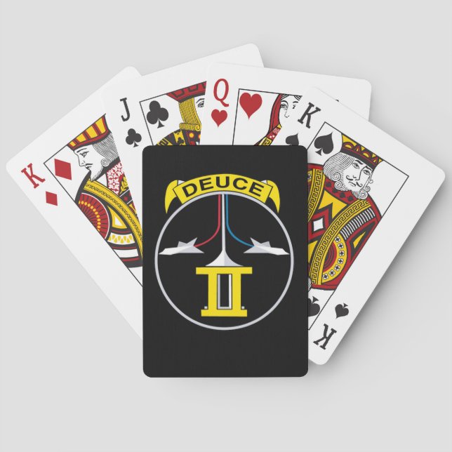 Jeu De Cartes USAFA Squadron 2 Bicyclettes de jeu (dos)