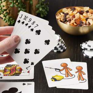 Jeu De Cartes Utilisation D'Une Lave-Pression