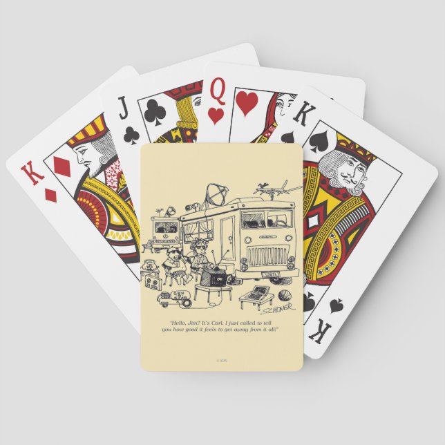 Jeu De Cartes Vacances en famille (dos)