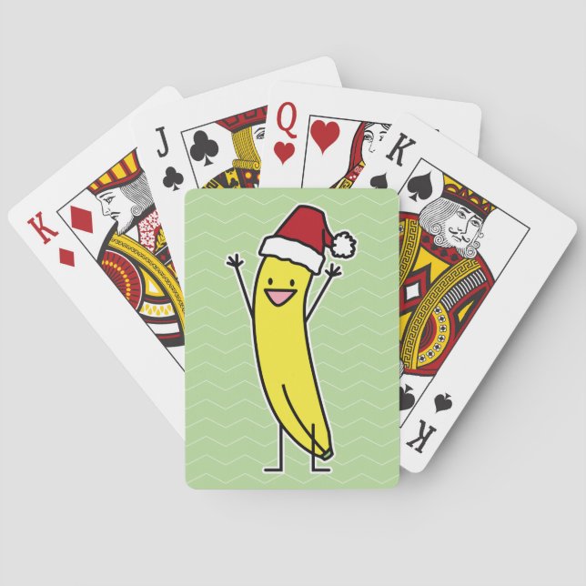 Jeu De Cartes Vacances encourageantes de Noël de casquette de (dos)