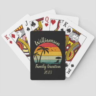 Jeu De Cartes Vacances familiales personnalisées