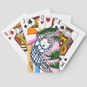 Jeu De Cartes Vacances Westie Jouer des cartes