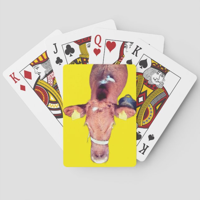 Jeu De Cartes Vache brune (dos)