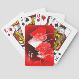 Jeu De Cartes Valentine Coeurs Jouer des cartes