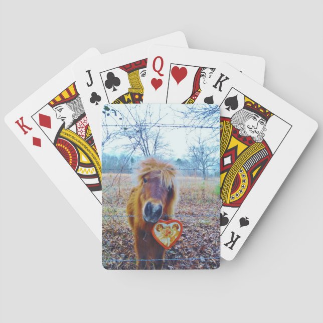 Jeu De Cartes Valentine Heart Horse (dos)