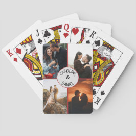 Jeu De Cartes Valentine personnalisation collage photo et noms