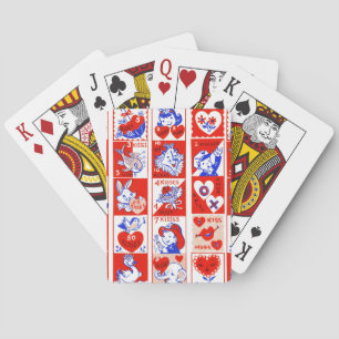 Jeu De Cartes Valentine Retro Love Hugs Motif