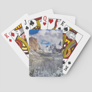 Jeu De Cartes Vallée de Yosemite en neige