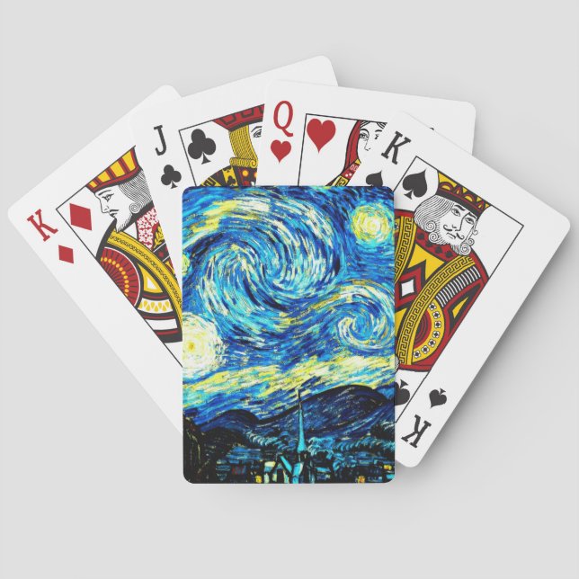 Jeu De Cartes Van Gogh - Nuit étoilée (dos)