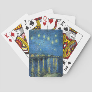 Jeu De Cartes Van Gogh Nuit étoilée sur le Rhône