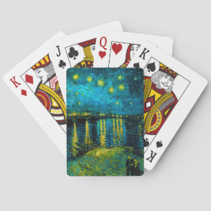 Jeu De Cartes Van Gogh Nuit étoilée sur le Rhône