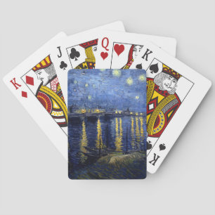 Jeu De Cartes Van Gogh Nuit étoilée sur Rhône