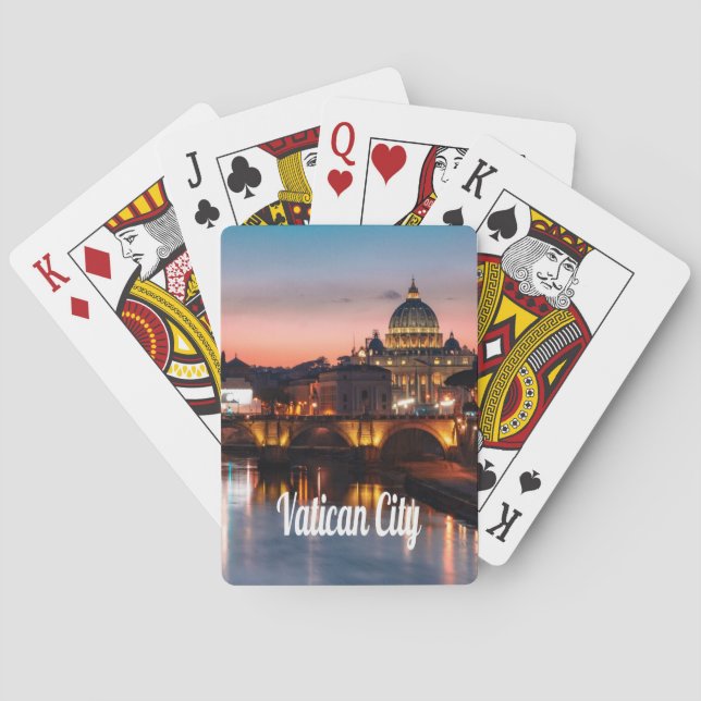 Jeu De Cartes Vatican La Nuit Église Catholique Romaine (dos)