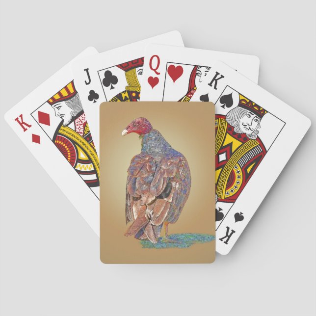 JEU DE CARTES VAUTOUR DE TURQUIE (dos)