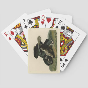 Jeu De Cartes Vautour noir, des oiseaux d'Amérique d'Audubon