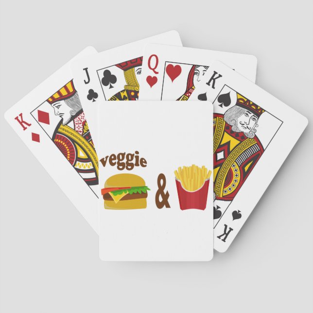 Jeu De Cartes Veggie Burger et Fries (dos)