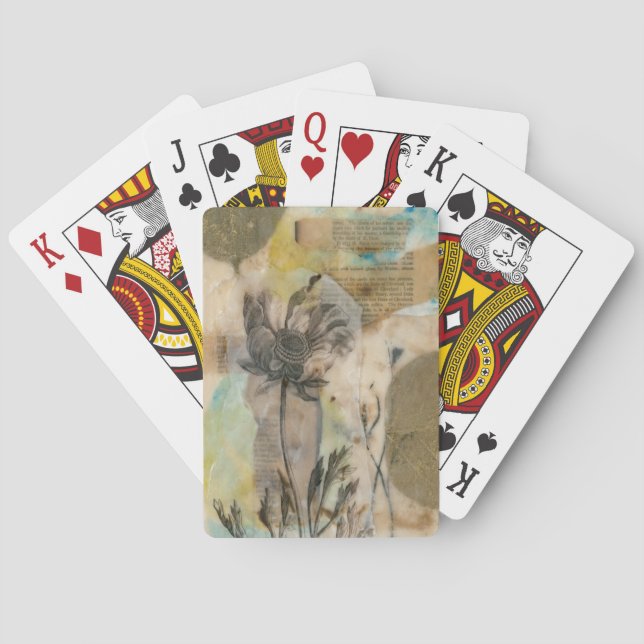 Jeu De Cartes Vellum Floral II (dos)