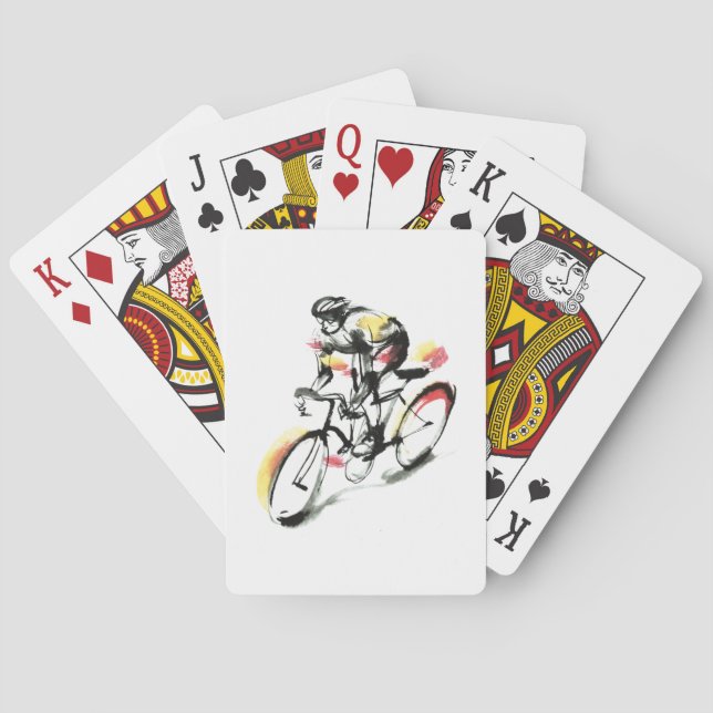 Jeu De Cartes Vélo de route (dos)