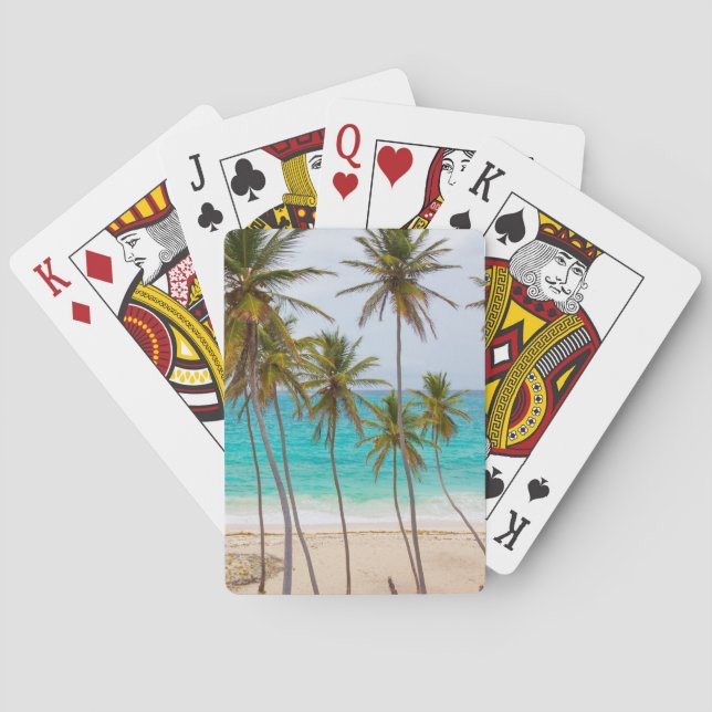 Jeu De Cartes Vélos De Plage Tropical Players Cartes (dos)
