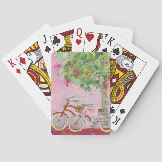 Jeu De Cartes Vélos roses (dos)