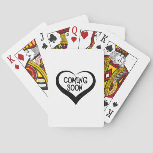 Jeu De Cartes Venez bientôt GIF de faire-part de grossesse