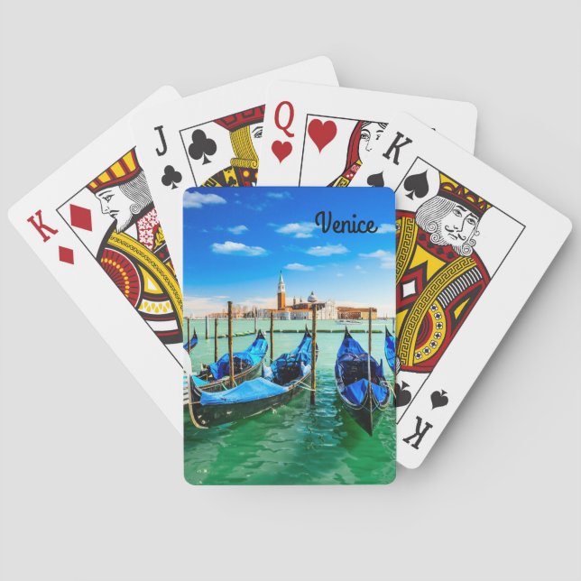Jeu De Cartes Venise Italie (dos)