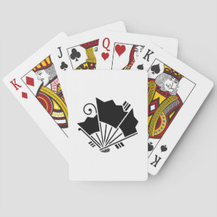 Jeu De Cartes Ventilateurs en forme de papillon (Ageha)