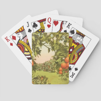 Jeu De Cartes Verger d'orangers vintage