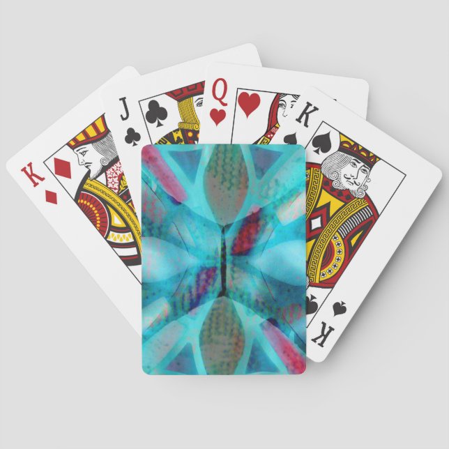 Jeu De Cartes Verre brillant (dos)
