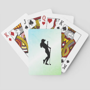 Jeu De Cartes Vert de golf pour dames