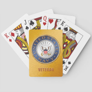 Jeu De Cartes Vétérinaire de la marine américaine Bicycle® Poker