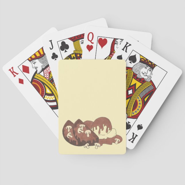 Jeu De Cartes Viande et pommes de terre Pain de viande Champigno (dos)