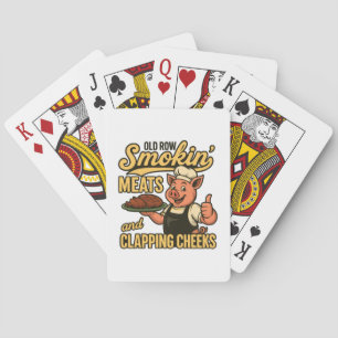 Jeu De Cartes Viandes fumées de vieilles rangées et joues