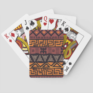 Jeu De Cartes Vibes Africaines Ethniques En Style Bohème